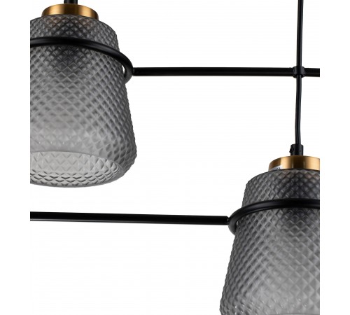 Подвесной светильник Indigo 11016/3P Black Astratto Подвесной светильник Indigo 11016/3P Black Astratto