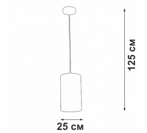 Подвесной светильник Vitaluce V2895-0/1S V2895 Подвесной светильник Vitaluce V2895-0/1S V2895