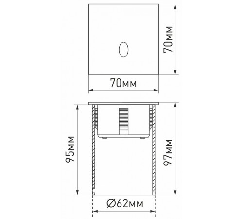 Встраиваемый светильник Arlight 025738 LT-GAP-S70x70-3W Warm3000 (WH, 30 deg) Встраиваемый светильник Arlight 025738 LT-GAP-S70x70-3W Warm3000 (WH, 30 deg)