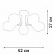 Люстра на штанге Vitaluce V39560-8/5PL V39560