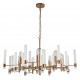 Подвесная люстра Indigo 11040/7P Brass Favara