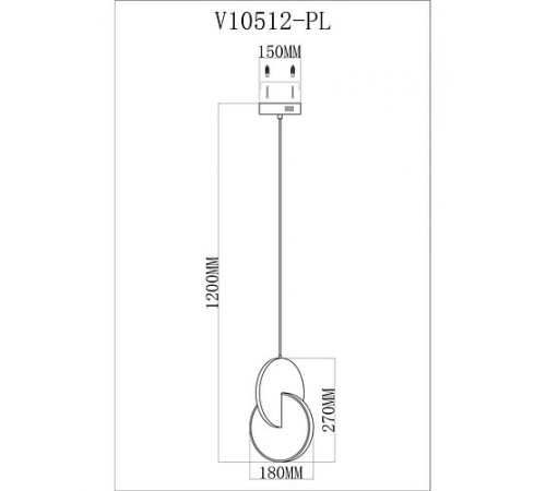 Подвесной светильник Moderli V10512-PL Mesa