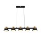 Подвесной светильник Indigo 11059/5PL Black Traforo