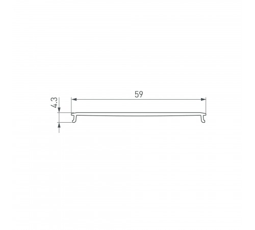 Рассеиватель Arlight 046404 SL-LINE Рассеиватель Arlight 046404 SL-LINE
