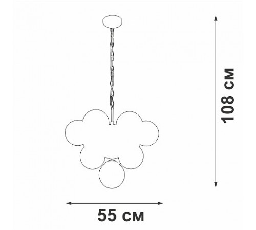 Подвесная люстра Vitaluce V49630-8/10 V49630