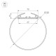Профиль подвесной Arlight 019267 SL-ROUND-D120-2000 ANOD