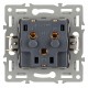 Розетка с заземлением и со шторкой, без рамки Arlight 043730 SCT