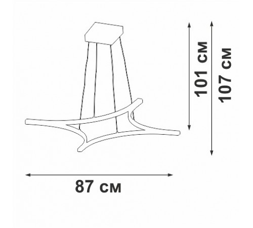 Подвесной светильник Vitaluce V2707-9/4S V2707 Подвесной светильник Vitaluce V2707-9/4S V2707