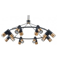 Подвесная люстра Indigo 11036/16P Black Doppio