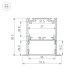Профиль встраиваемый Arlight 044685 SL-LINIA