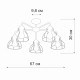 Люстра на штанге Vitaluce V3102-1/5PL V3102
