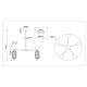 Люстра на штанге Ambrella Light LH53104 LH