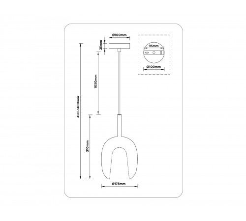 Подвесной светильник Ambrella Light LH11121 LH