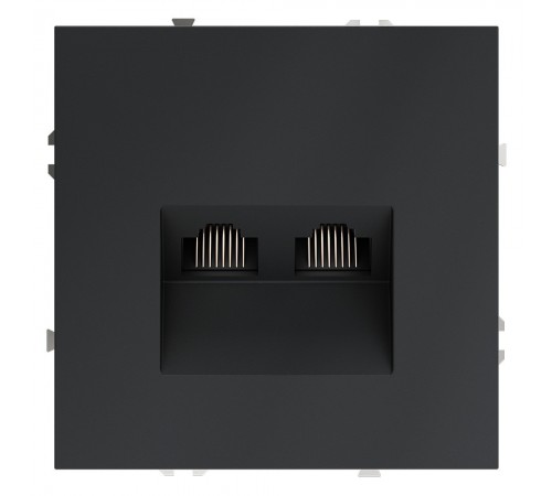 Розетка двойная Ethernet RJ-45 без рамки Voltum VLS060207 S70 Розетка двойная Ethernet RJ-45 без рамки Voltum VLS060207 S70