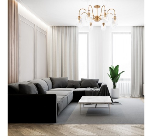 Люстра на штанге Escada 1141/8PL Clear Gloss Люстра на штанге Escada 1141/8PL Clear Gloss