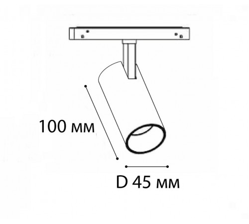 Светильник на штанге Italline IT012-5026 gold 3000K ATOM