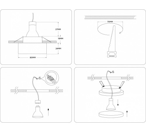 Встраиваемый светильник Ambrella Light TN3305 TN Встраиваемый светильник Ambrella Light TN3305 TN