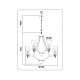 Подвесная люстра Ambrella Light TR3238 TR