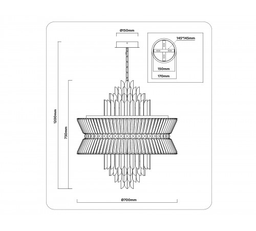Подвесной светильник Ambrella Light LH41023 LH