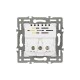 Розетка с заземлением и 2хUSB type A, без рамки Arlight 43733 SCT