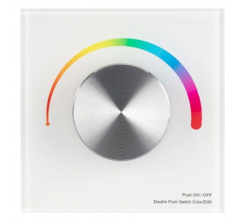 Панель-регулятора цвета RGB роторный встраиваемый Arlight 033756 SMART Панель-регулятора цвета RGB роторный встраиваемый Arlight 033756 SMART