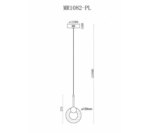 Подвесной светильник MyFar MR1082-PL Lora Подвесной светильник MyFar MR1082-PL Lora
