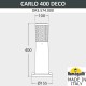 Наземный низкий светильник Fumagalli DR3.574.000.AXU1L Carlo Deco