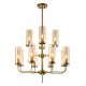 Люстра на штанге Indigo 13014/12R Brass Balletto