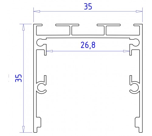 Короб накладной Ambrella Light GP2550BK Profile System GP Короб накладной Ambrella Light GP2550BK Profile System GP