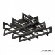 Потолочная люстра iLedex 9082-800*800-X 192W BK Stalker