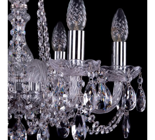 Подвесная люстра Bohemia Ivele Crystal 1402/6/160/Ni 1402 Подвесная люстра Bohemia Ivele Crystal 1402/6/160/Ni 1402