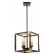 Люстра на штанге LUMINA DECO LDP 1140-4 BK+MD Waldorf