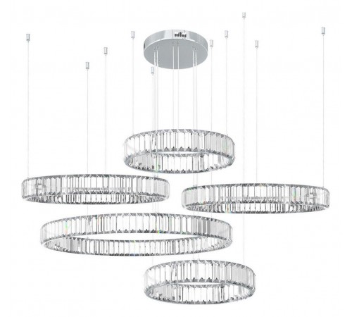 Подвесной светильник Loft it 10135/5 Chrome Crystal ring Подвесной светильник Loft it 10135/5 Chrome Crystal ring