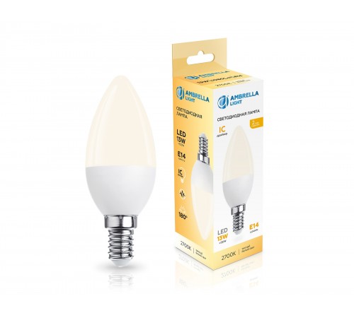 Лампа светодиодная Ambrella Light 371313 C37 Лампа светодиодная Ambrella Light 371313 C37