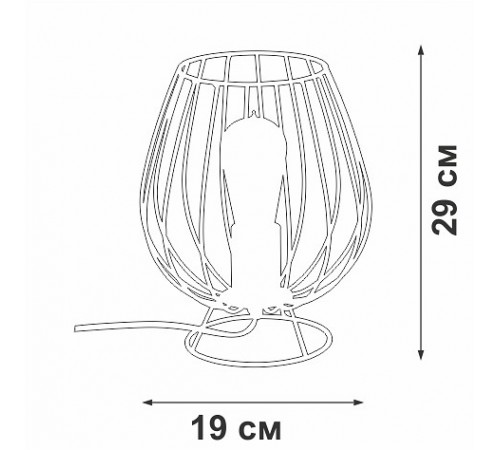 Настольная лампа декоративная Vitaluce V4296-0/1L V4296 Настольная лампа декоративная Vitaluce V4296-0/1L V4296