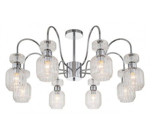 Люстра на штанге Escada 1141/8PL Chrome/Clear Gloss Люстра на штанге Escada 1141/8PL Chrome/Clear Gloss