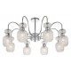 Люстра на штанге Escada 1141/8PL Chrome/Clear Gloss