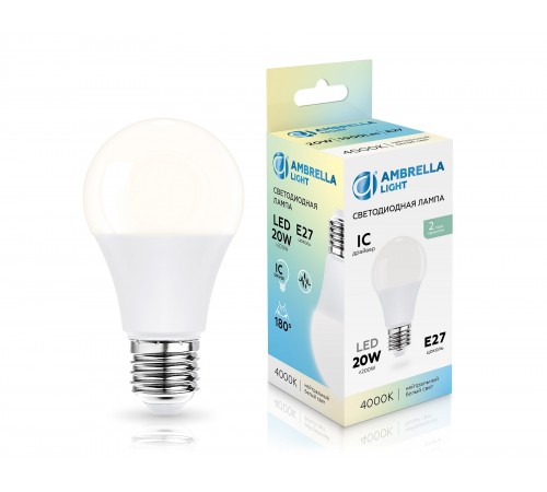 Лампа светодиодная Ambrella Light 602004 A60 Лампа светодиодная Ambrella Light 602004 A60
