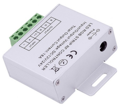 Контроллер-регулятор цвета RGB с пультом ДУ SWG RF-RGB-S5-18A RF RGB Контроллер-регулятор цвета RGB с пультом ДУ SWG RF-RGB-S5-18A RF RGB