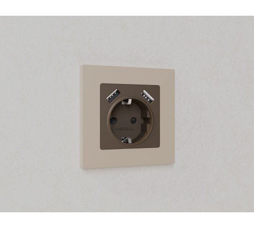 Рамка на 1 пост Ambrella Volt AF250361 Qubi Рамка на 1 пост Ambrella Volt AF250361 Qubi