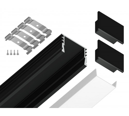 Профиль накладной Ambrella Light GP1750BK GP Профиль накладной Ambrella Light GP1750BK GP