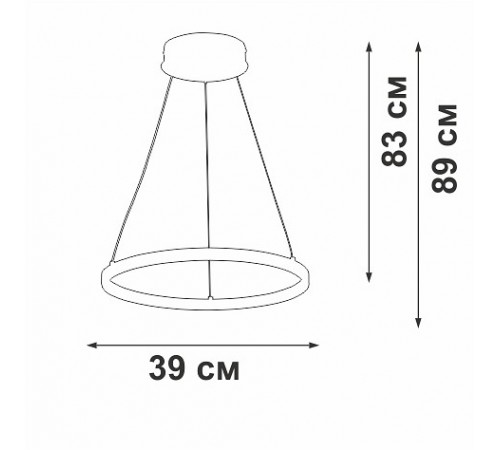 Подвесной светильник Vitaluce V2515DT-0/1S V2515DT
