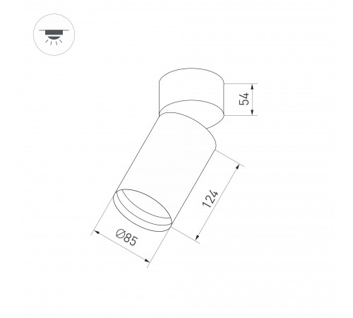 Накладной светильник Arlight 024382(1) POLO