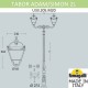 Фонарный столб Fumagalli U33.205.M20.AXH27 Simon