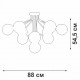 Потолочная люстра Vitaluce V42870-8/10PL V42870