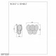 Бра iLamp W15617-2 CR+MULT Rivoli
