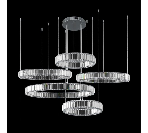 Подвесной светильник Loft it 10135/5 Chrome Crystal ring Подвесной светильник Loft it 10135/5 Chrome Crystal ring