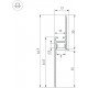 Профиль для плинтусов Arlight 043666 ARH-PLINTUS