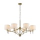 Подвесная люстра Indigo 13031/8P Brass Boheme