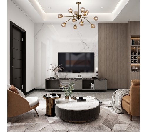 Люстра на штанге Escada 10164/12PL Copper Infinity Люстра на штанге Escada 10164/12PL Copper Infinity
